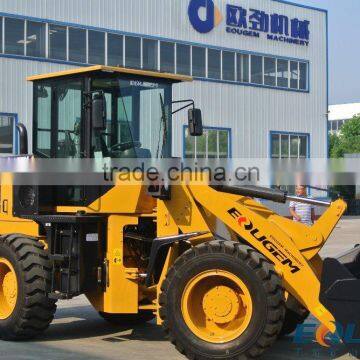 eougem Brand New 2.8 Ton CE Approved Wheel Loader with Electric Joystick/Quick Hitch/strong frame