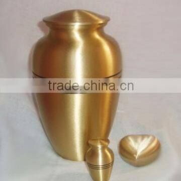 Classic Bronze Brass Metal Cremation Urn