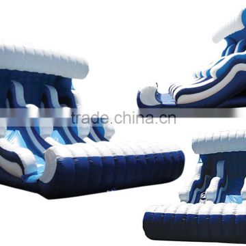 Wow!! amusement park inflatable slide//inflatable wave slide toys