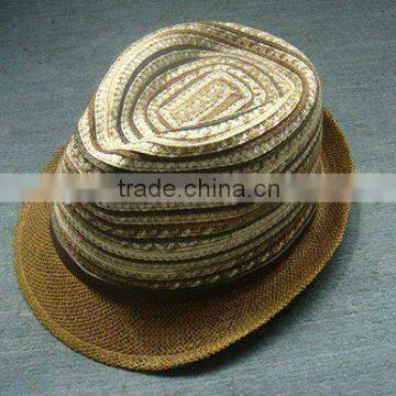 fashion wowen summer Papyrus fabric cap