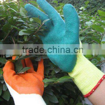 latex coated labor protective working latex gloves