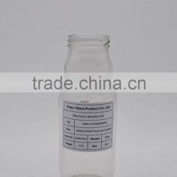 KHS1007 355ml B1007 fruit juice bottle