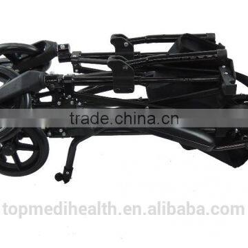 Folding Ultralight Weight Transport Multifuctional Aluminium Wheelchair photo-3