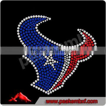 Hotsale Texans Sequin Heat Transfers Design for T-shirt