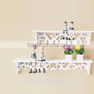 High Quality Home Furniture Cheap Plastic Carved Display Rack Wall Corner Interlock Shelf photo-2