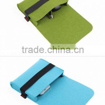 2014 felt travel storage bag for cellphone accessorries with OEM