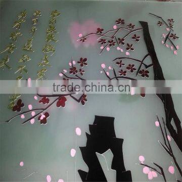 Decorative China Manufacturer Shahe City Bathroom Door Glass photo-4