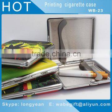 Leather Pocket Cigarette Tobacco Case Box Holder