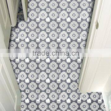 italy gray mixed biano carrara white waterjet marble mosaic for flooring tile