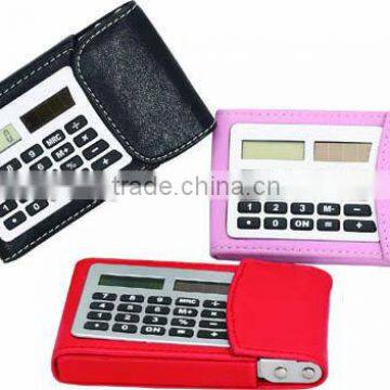 8 digital Name card holder electronic calculator