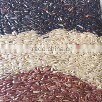 Mixed Thai Rice Natural Brown Rice , Black Rice , Red Jasmine Rice Organic Rice For Health And Beauty Pack in Vacuum Bag