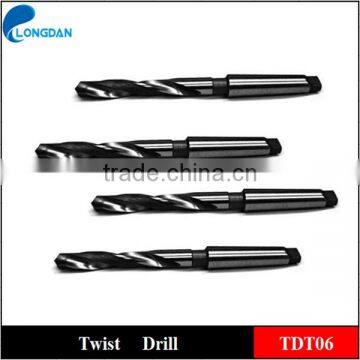 ANSI STANDARD HSS TAPER SHANK TWIST DRILL with high precision, Rock twist drill bits