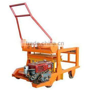 Mobile diesel Hollow Concrete Blocks brick press red brick prices