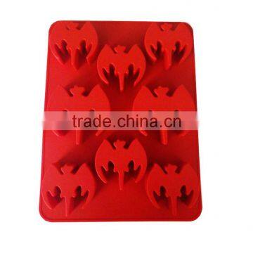 Silicone bat shape ice cube tray fancy ice cube tray