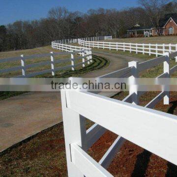 Vinyl fence PVC horse fence /PVC cerca del caballo