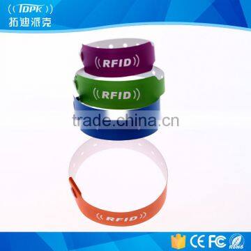PVC Paper Disposable children tracking rfid wristband for Access control