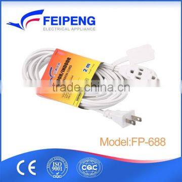 2 pin plug power extension cord