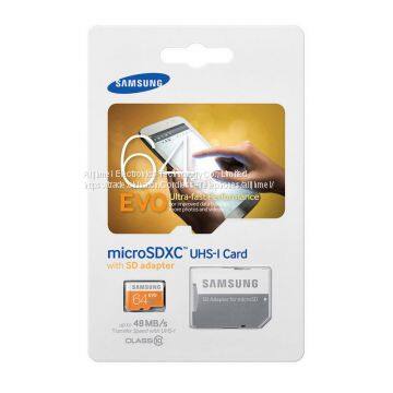 SAMSUNG 16GB 32GB 64GB 128GB Micro SD SDHC SDXC MicroSDXC Class 10 48MB EVO Card