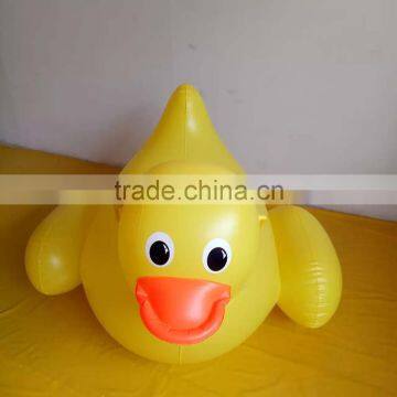 120cm Inflatable Pool Floating Riding Derby Duck for Children Water Sport