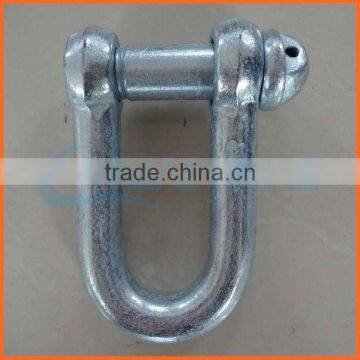 Factory price customized galvanized iron d shackle