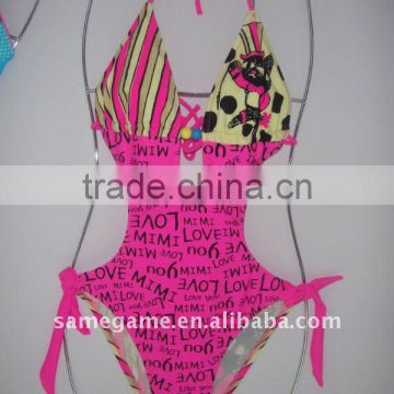 New Designed Baby Girls' fashion swimwear, one-piece swimsuit