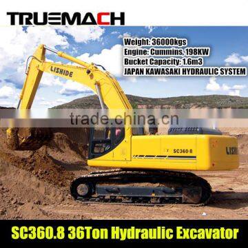 SC360.8 36ton Hydraulic Excavator With 1.6m3 Bucket