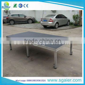 Easy collapsible stage platform,big thickness stage with leg