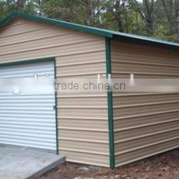 Prefab steel garage building, carport garage