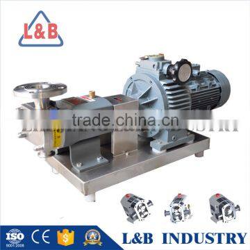 Steel Mobile Lobe Rotor Pump for Pulp of Fruit with Double Impeller