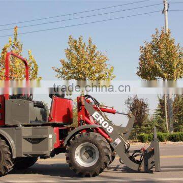 EVERUN Brand CE EPA4 Engine Approved ER08 Mini Wheel Loader With Canopy photo-2