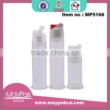 Wholesale sale 60ml, 100ml, 120ml plastic cosmetic Toothpaste Airless Bottle