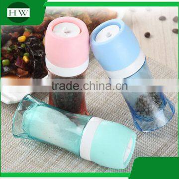 multipurpose plastic manual spice bottle jar pepper grinder grater mill