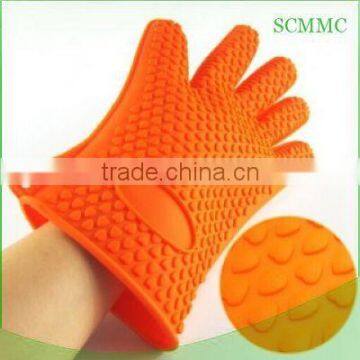 Silicone Oven Five Finger Glove Heat Resistant Oven Mitt Glove photo-2