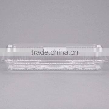 Clear Hinged Plastic Clamshell Food Container, Take Out Packaging Box for Cake, Cookie, Bread, Cheap Price photo-2