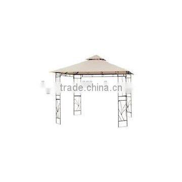 2.5m Large Steel Khaki Patio Gazebo