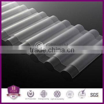 Zhejiang Haining High Quality Translucent Polycarbonate Corrugated Sheet / Roofing Sheet/corrugated Plastic Sheet photo-3
