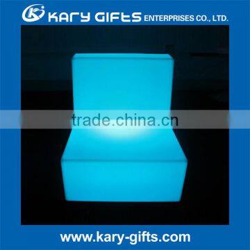 Modern Salon Led Furniture Illuminated Leisure Chair Sectional Sofa photo-4