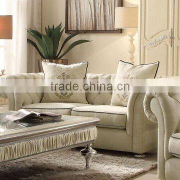 BISINI Contemporary Living Room Sofa, Solid Wood With Upholstery Fabric Sofa Set, Sectional Leisure Furniture Sofa (BF01-X1189) photo-3