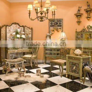 Antique Hand Painted Decorating Grandfather Clock , European Style Wooden Floor Clock, Gothic Wooden Clock photo-2