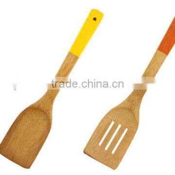 Eco-friendly Long Handle Spoon & Spatula-Bamboo Kitchen Tools Set photo-2