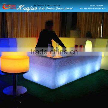 hot sale led bar sofa can sit 2-3 people& plastic sofa with chairs