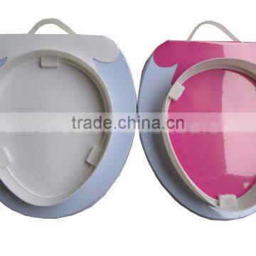 PVC Baby Toilet Potty Seat Cover,baby/kids/child's Toilet/potty Training Seat With Handles,soft Baby Toilet Seat photo-3