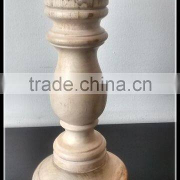 2015 Latest Design High Quality Handmade Decorative Small Wooden Candle Holder photo-5