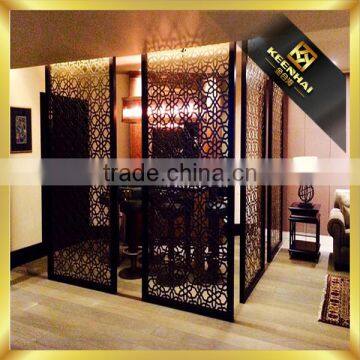 Home Decor Stainless Steel Decorative Metal Folding Screen Room Divider photo-3