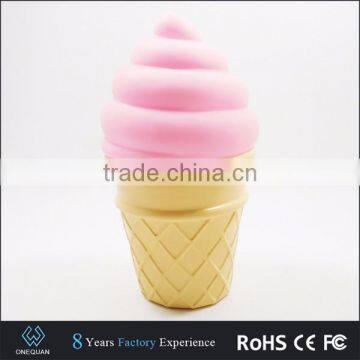Portable Cute Colorful Ice Cream Night Lights for Baby Night