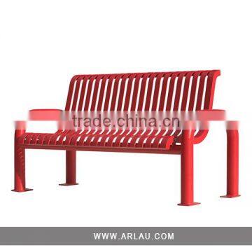 Arlau Thermoplastic Garden Bench, thermoplastic powder coating park benches