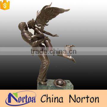 outdoor decoration bronze man and woman statue NTBH-S796X