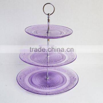 Glass Fruit Food Plate Set for Party Household photo-2