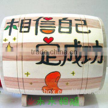Cheap Custom Any Words Wooden Tin Money Box photo-2