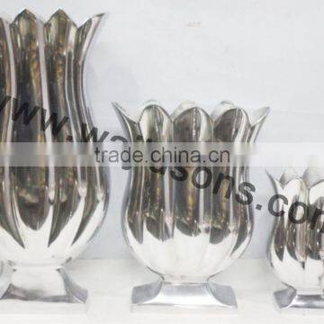 Very Pretty Metal Flowers Vase For Wedding And Party photo-6
